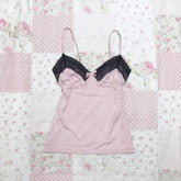 Bxoxo Chic Fashion Lace vintage Cute Women's Sleeveless Camisole Tops Casual Y2K Harajuku Slim Kawaii Bowknot hip hop Summer Tops emo